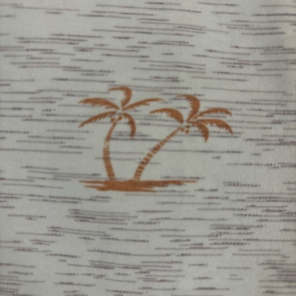 Denim and Flower palm tree beach island t shirt Slim Fit - Picture 3 of 8